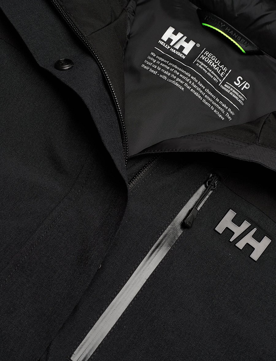 Helly Hansen - W SNOWPLAY LONG INS JACKET - skiklær - black - 2
