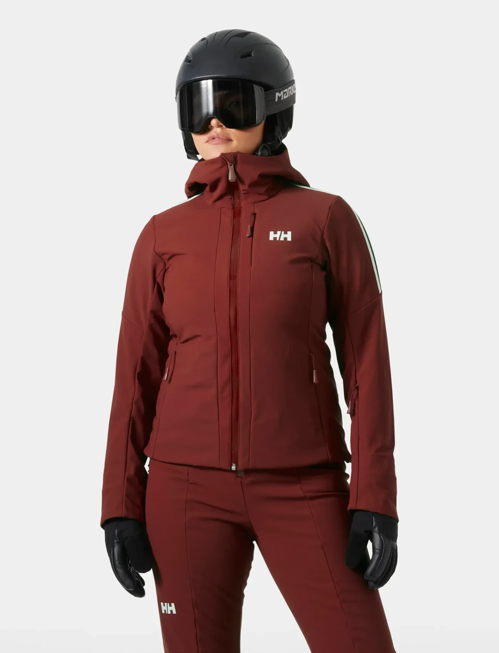 Helly Hansen - W AVANTI 3-IN-1 SOFTSHELL JKT - skidkläder - red - 0