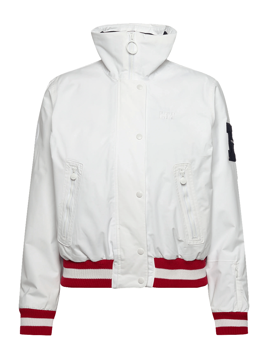 Helly Hansen - W APRES VARSITY JACKET - kurtki sportowe - white - 0