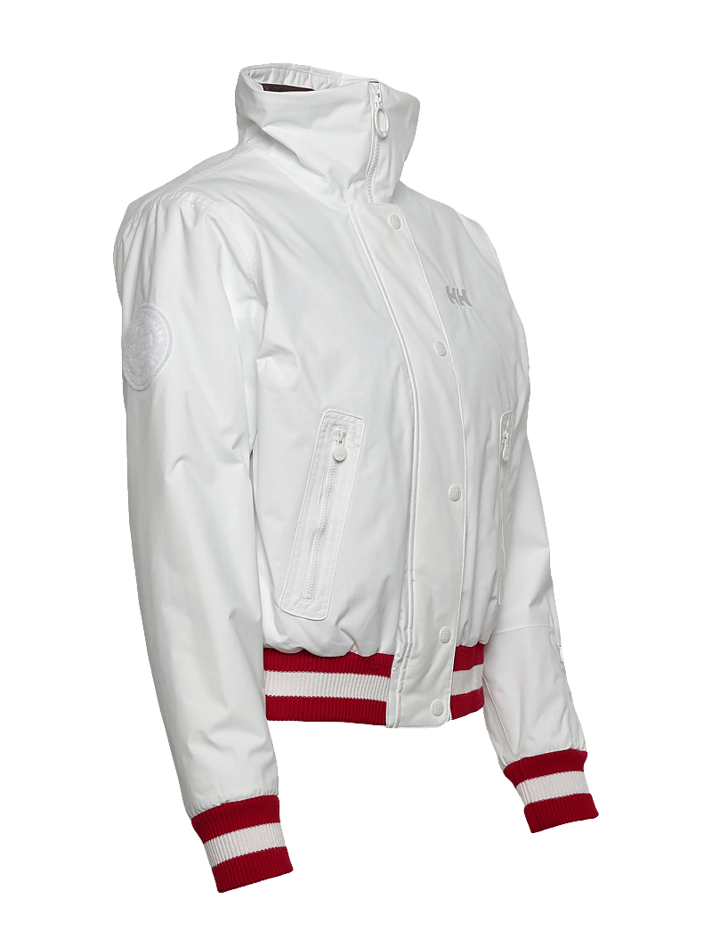 Helly Hansen - W APRES VARSITY JACKET - spordijakid - white - 2