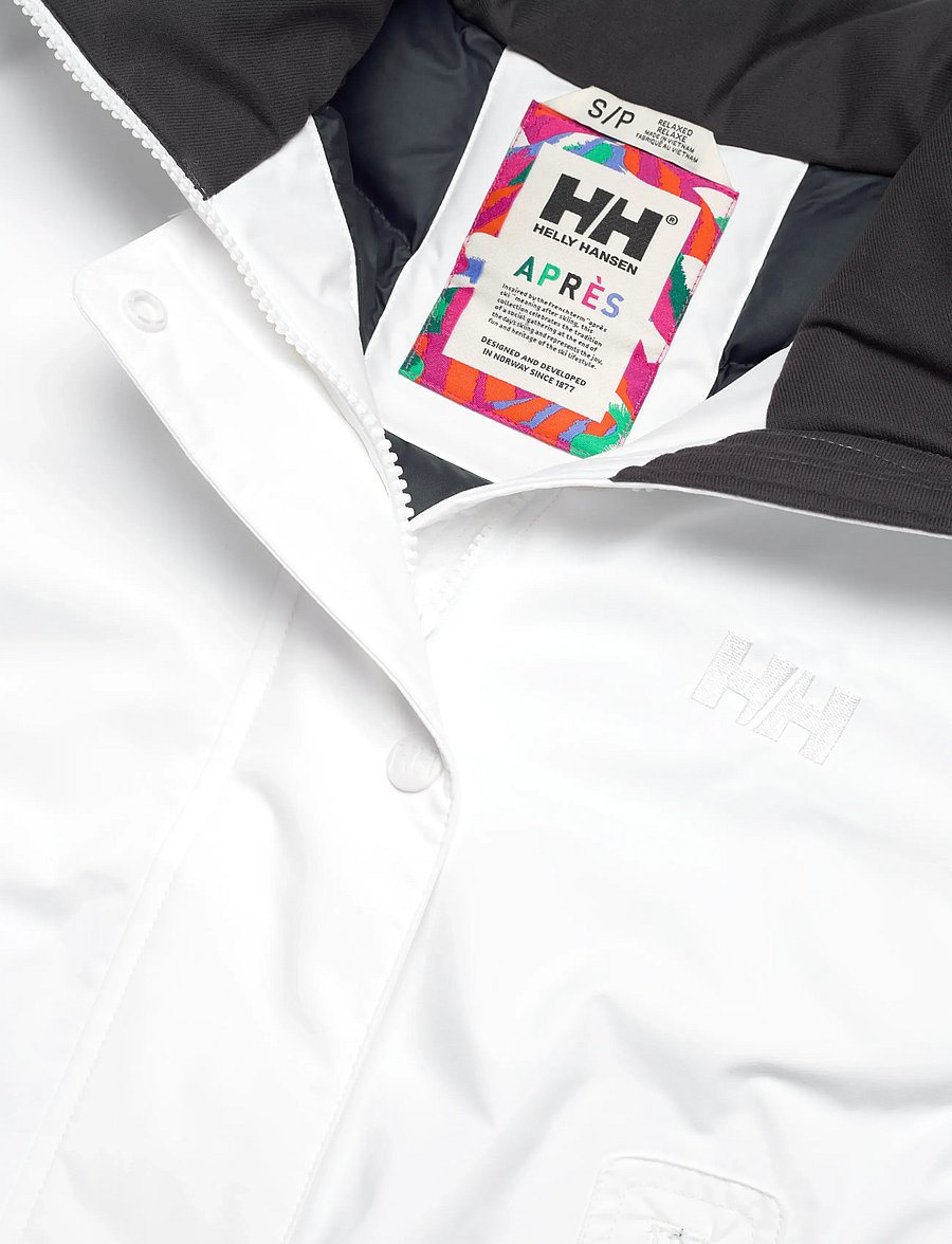 Helly Hansen - W APRES VARSITY JACKET - kurtki sportowe - white - 4