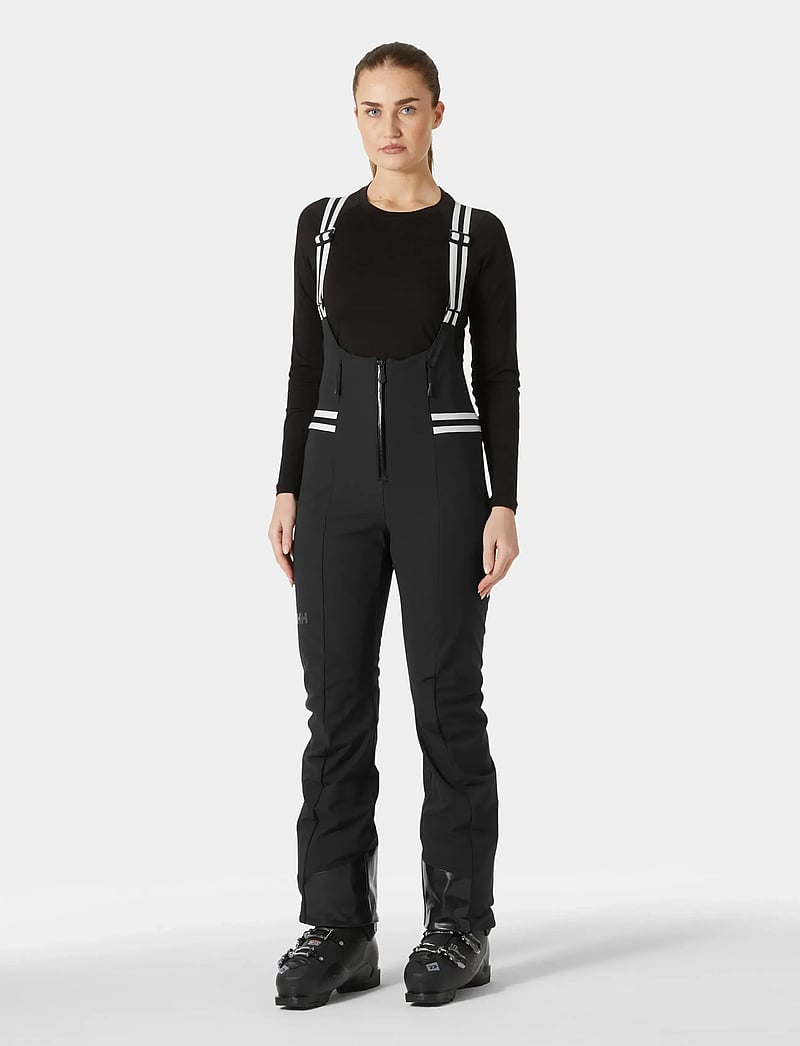 Helly Hansen - W AVANTI SOFTSHELL BIB PANT - ski wear - black - 0