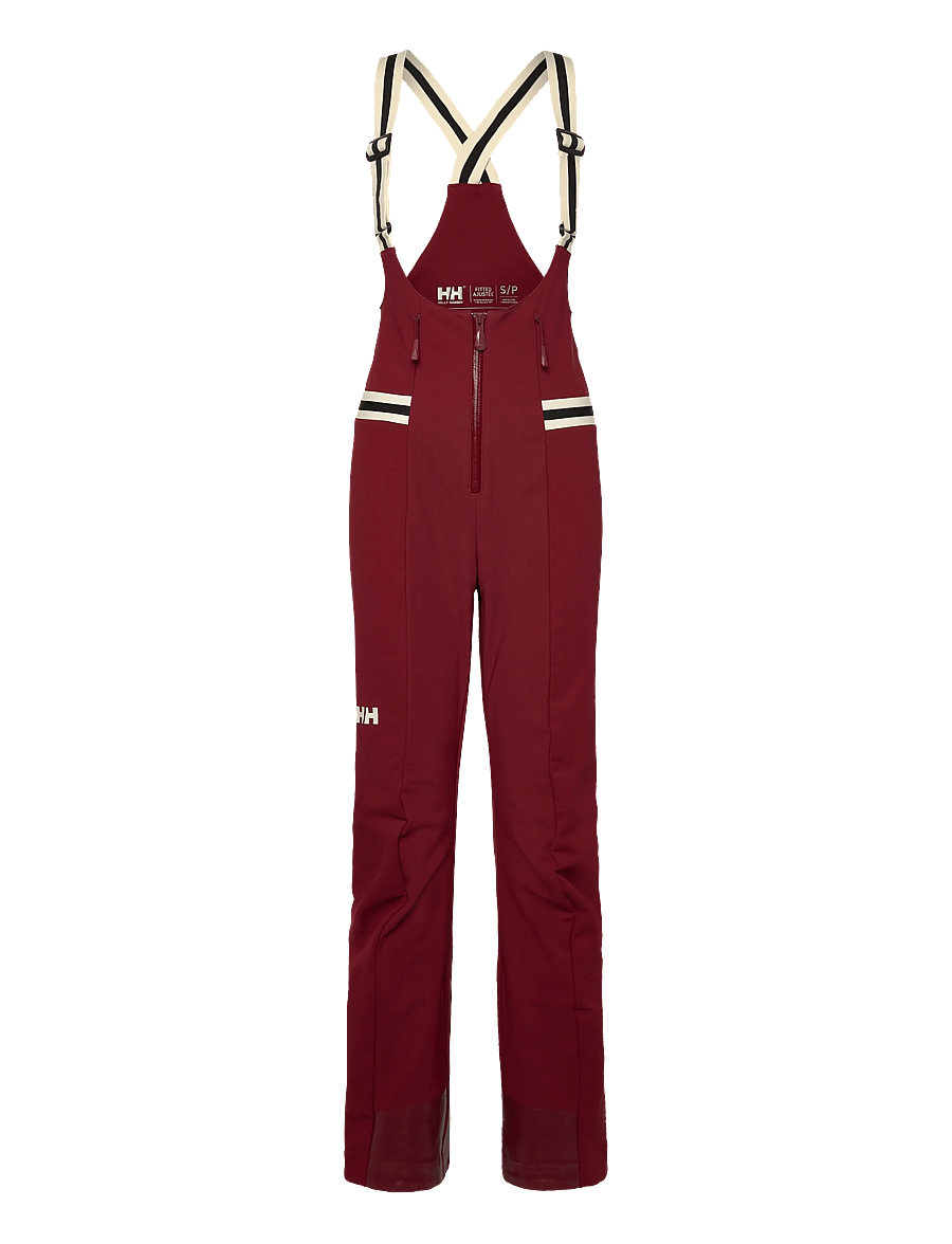 Helly Hansen - W AVANTI SOFTSHELL BIB PANT - ski-kleidung - red - 0