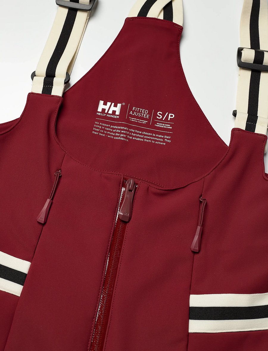 Helly Hansen - W AVANTI SOFTSHELL BIB PANT - ski-kleidung - red - 2