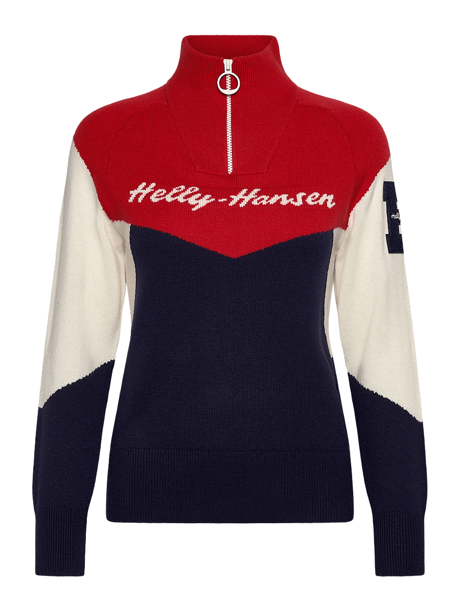 Helly Hansen - W APRES KNITTED SWEATER - navy - 1
