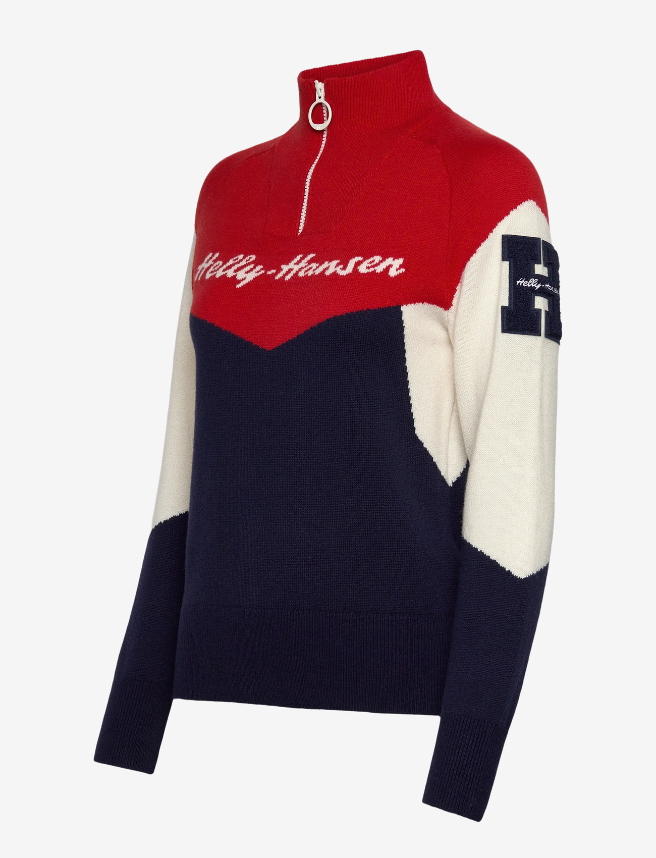 Helly Hansen - W APRES KNITTED SWEATER - knitwear - navy - 3