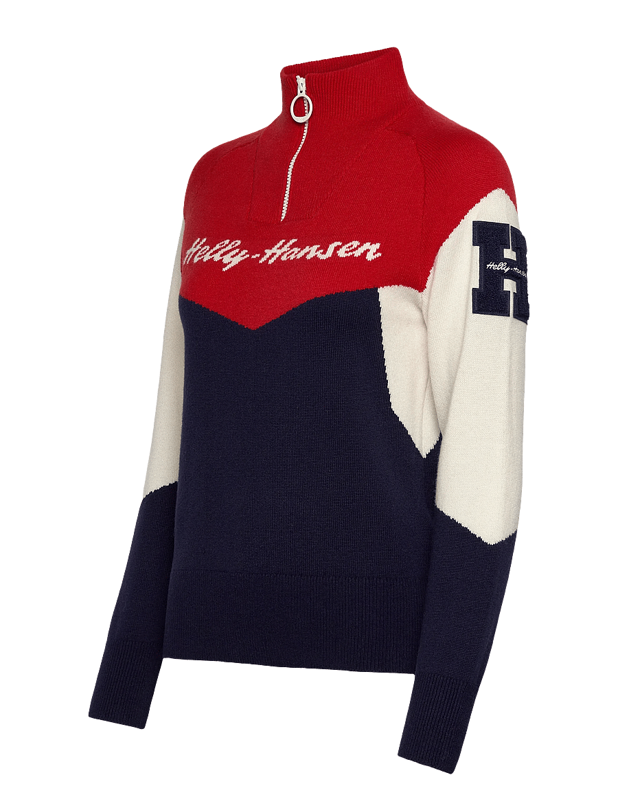 Helly Hansen - W APRES KNITTED SWEATER - navy - 3