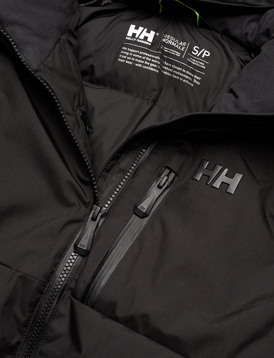 Helly Hansen - W KVITFJELL RACE PUFFY JACKET - skitøj - black - 4
