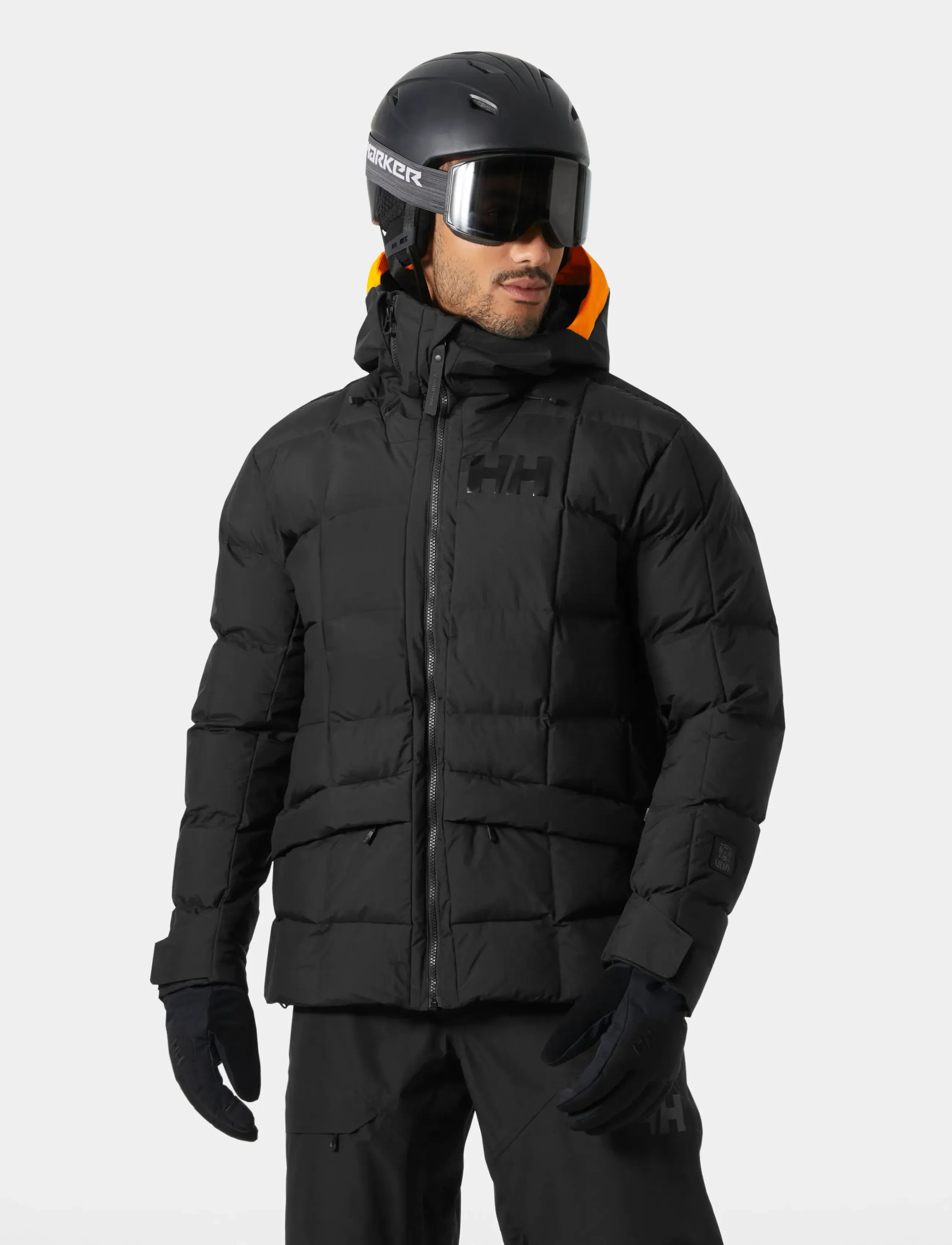 Helly Hansen Emiko Ridable Puffy Jacket, M, Black, Sport Jackets > Sport Ski Jackets, Herre