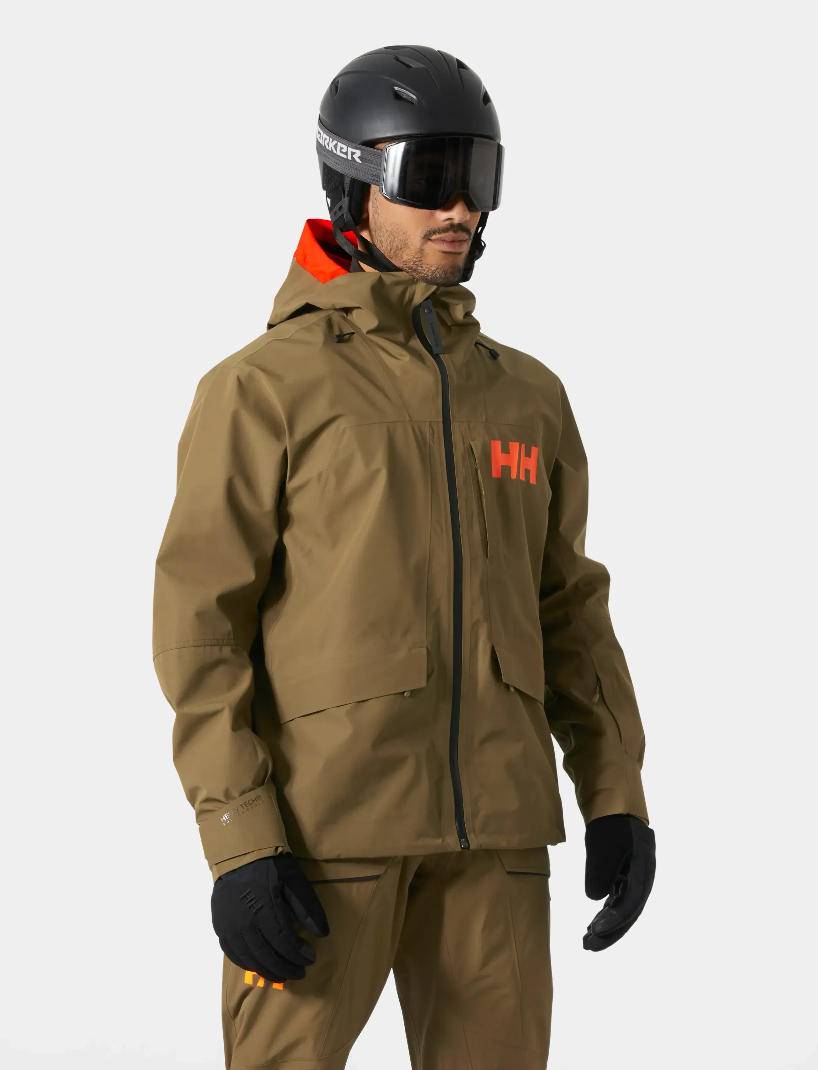 Helly Hansen Emiko Shell Jacket, Mænd, Skaljakke, Brun, Str: M