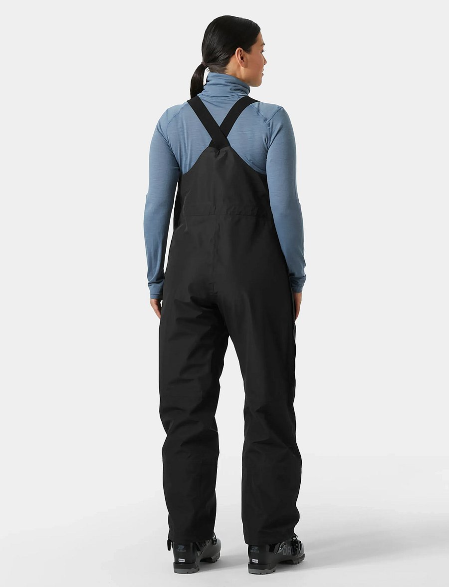 Helly Hansen - W EMIKO SHELL BIB PANT - ski-kleidung - black - 3