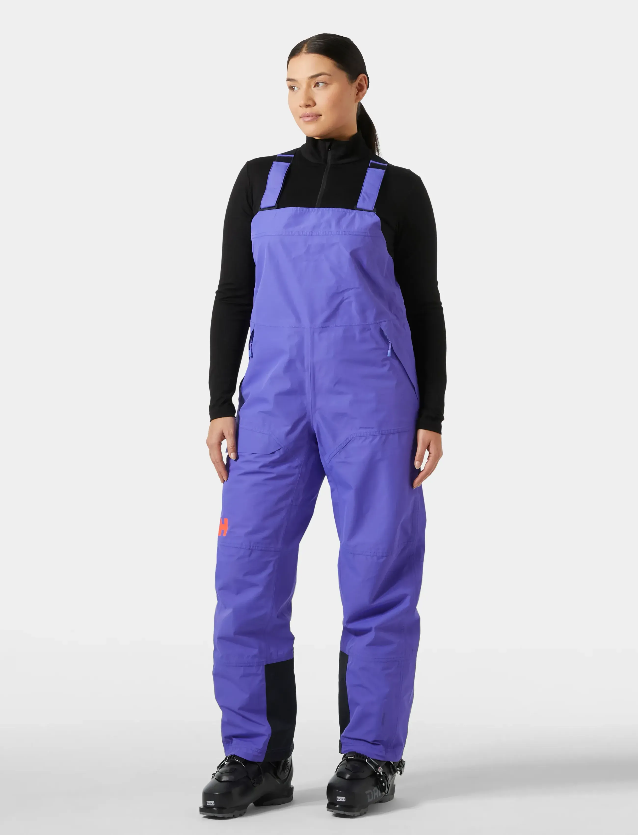 Helly Hansen W Emiko Shell Bib Pant, Kvinder, Ski Smækbukser, Lila, Str: XS