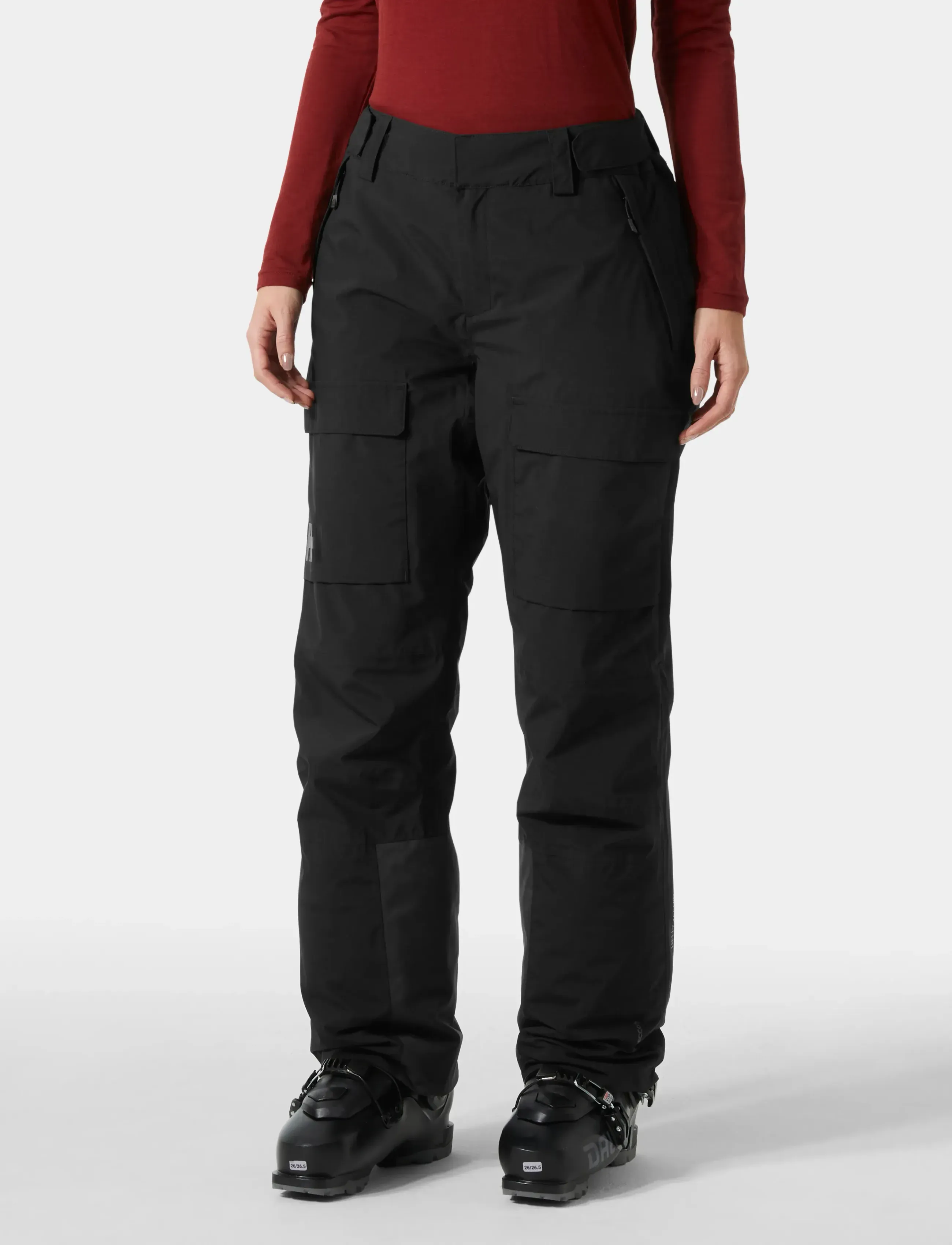 Helly Hansen W Switch Cargo 2.0 Pant, Kvinder, Ski Cargo Bukser, Sort, Str: M