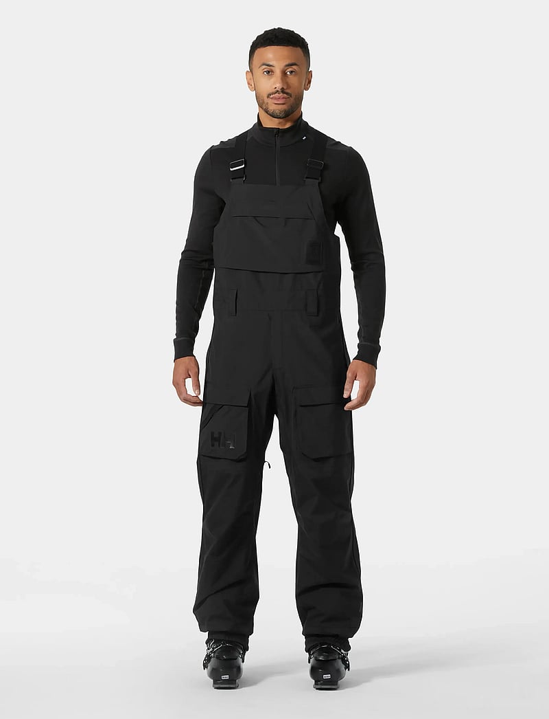 Helly Hansen - ULLR D BIB SHELL PANT - skiing pants - black - 0
