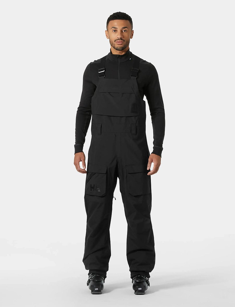 Helly Hansen - ULLR D BIB SHELL PANT - skihosen - black - 0