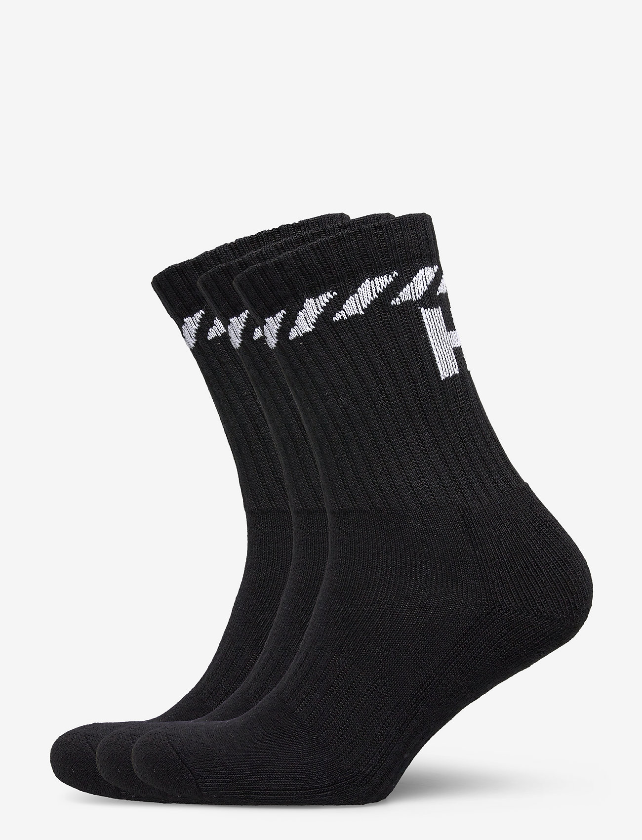 Helly Hansen - COTTON SPORT SOCK 3PK - regular socks - black - 0