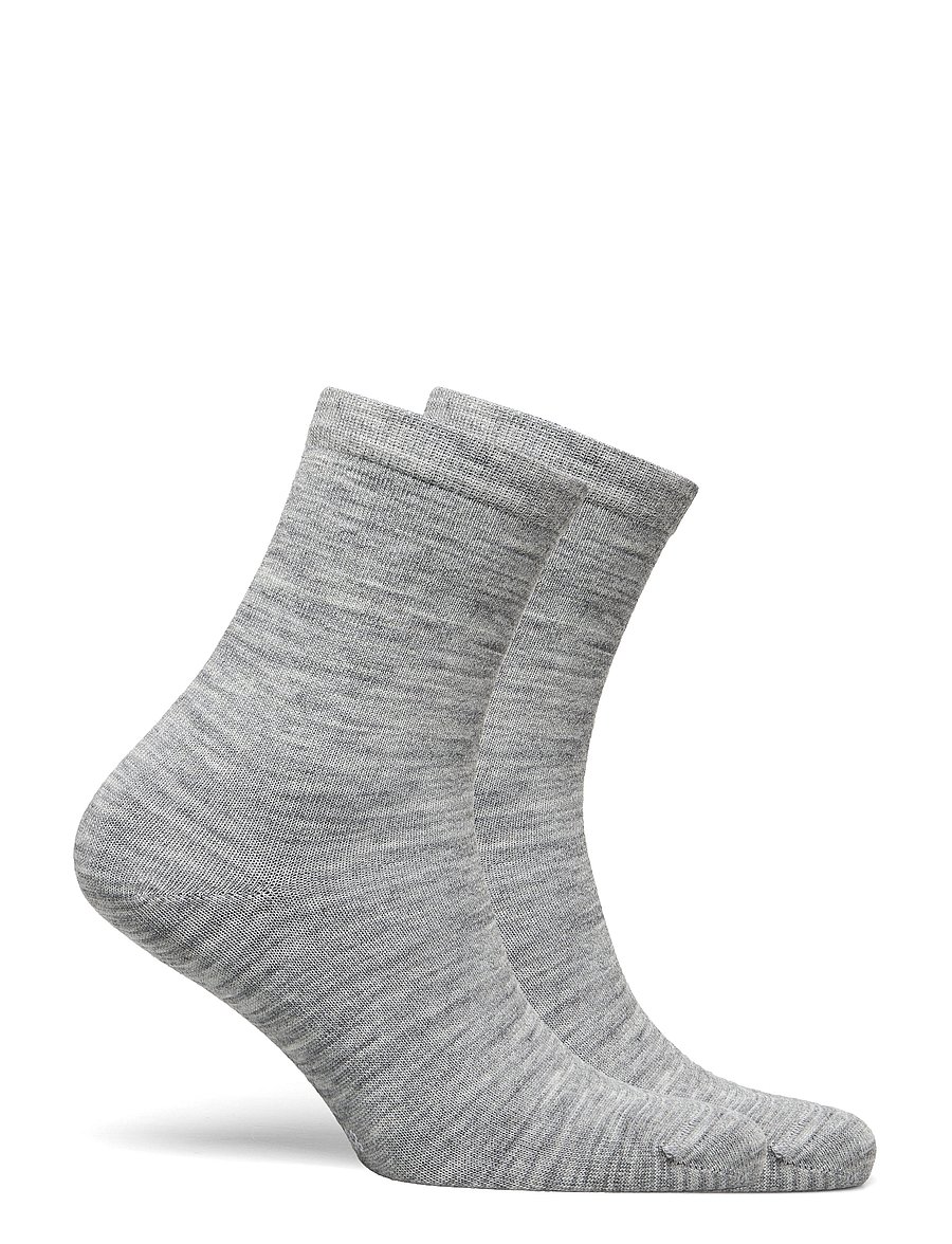 Helly Hansen - EVERYDAY WOOL SOCK 2PK - strümpfe - grey melange - 1