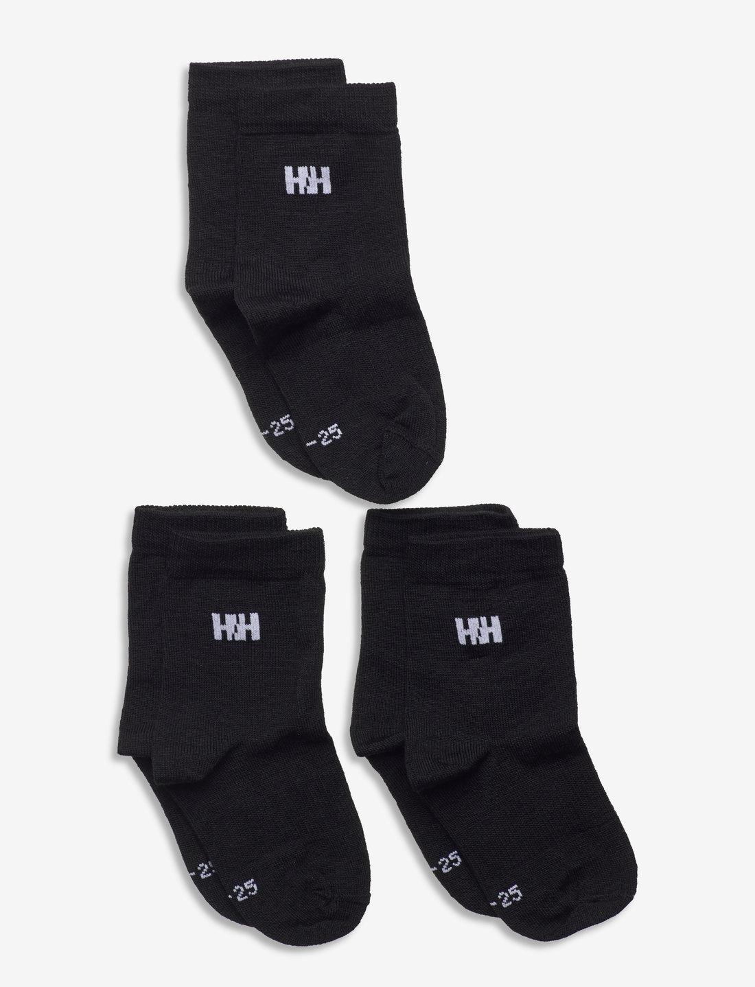 Helly Hansen - K WOOL SOCK BASIC 3PK - strümpfe - black - 0