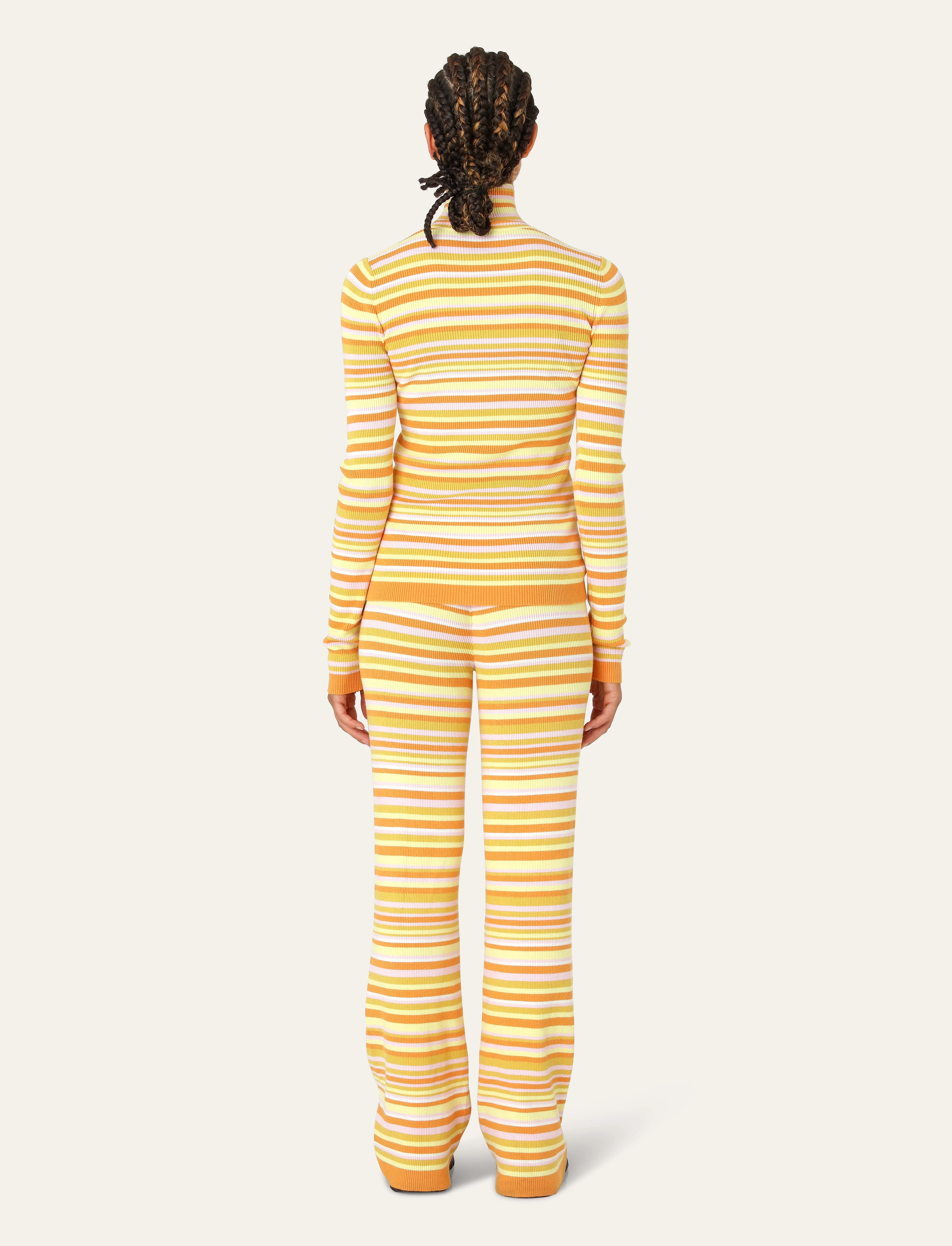 Helmstedt - Awa Pants - damen - yellow stripes - 3