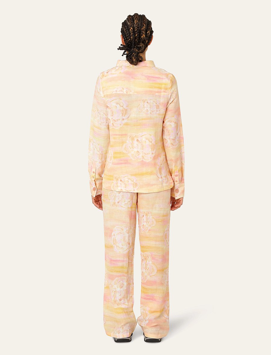 Helmstedt - Alv pant - pantalons larges - peach skies - 3