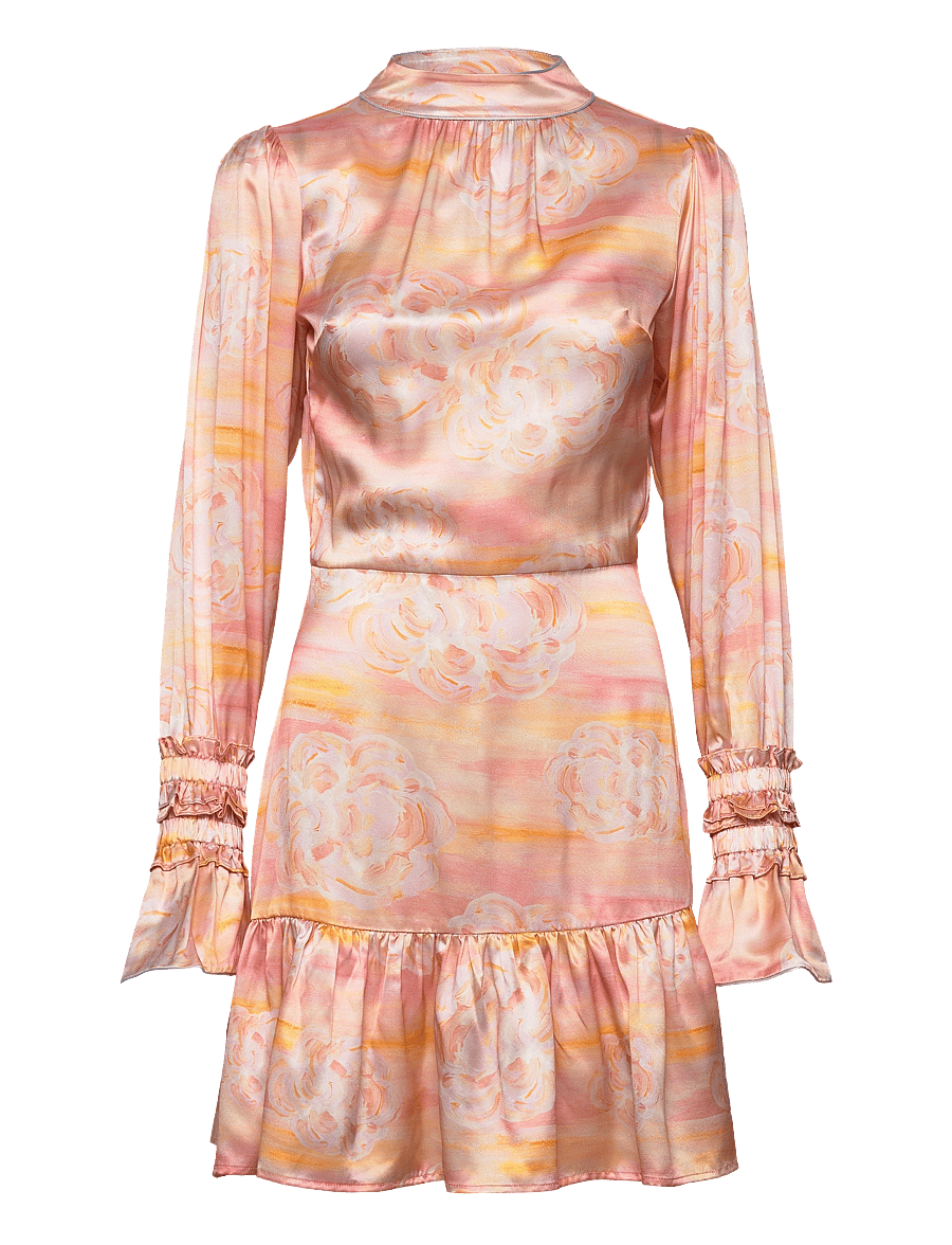 Helmstedt - Atu short dress - pidulikud kleidid - peach skies - 1
