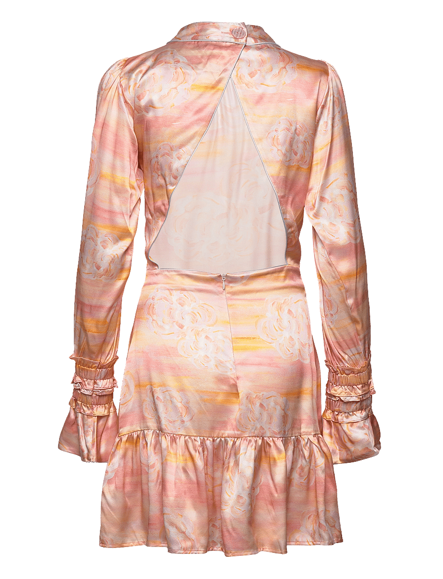 Helmstedt - Atu short dress - pidulikud kleidid - peach skies - 2