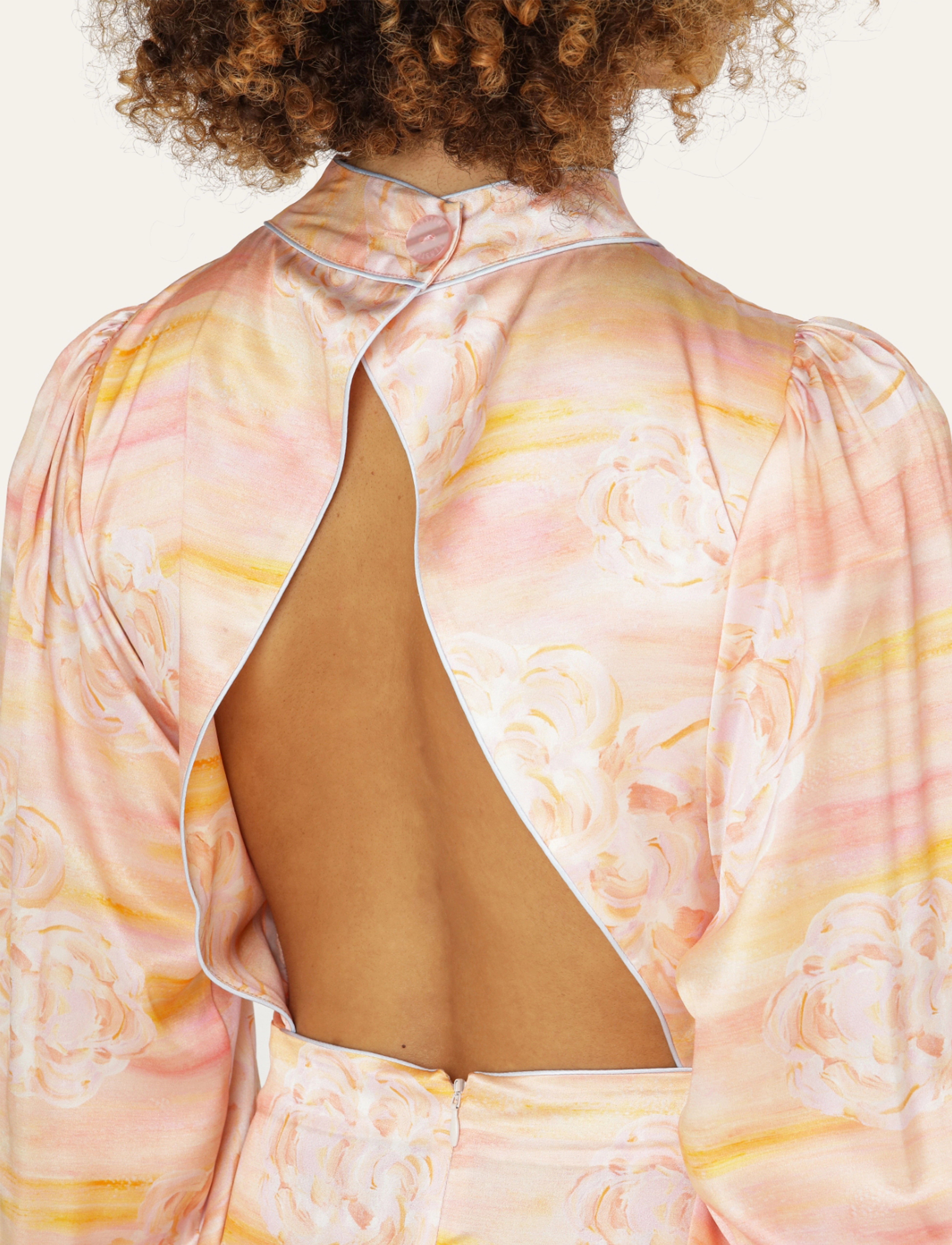 Helmstedt - Atu short dress - festkjoler - peach skies - 3
