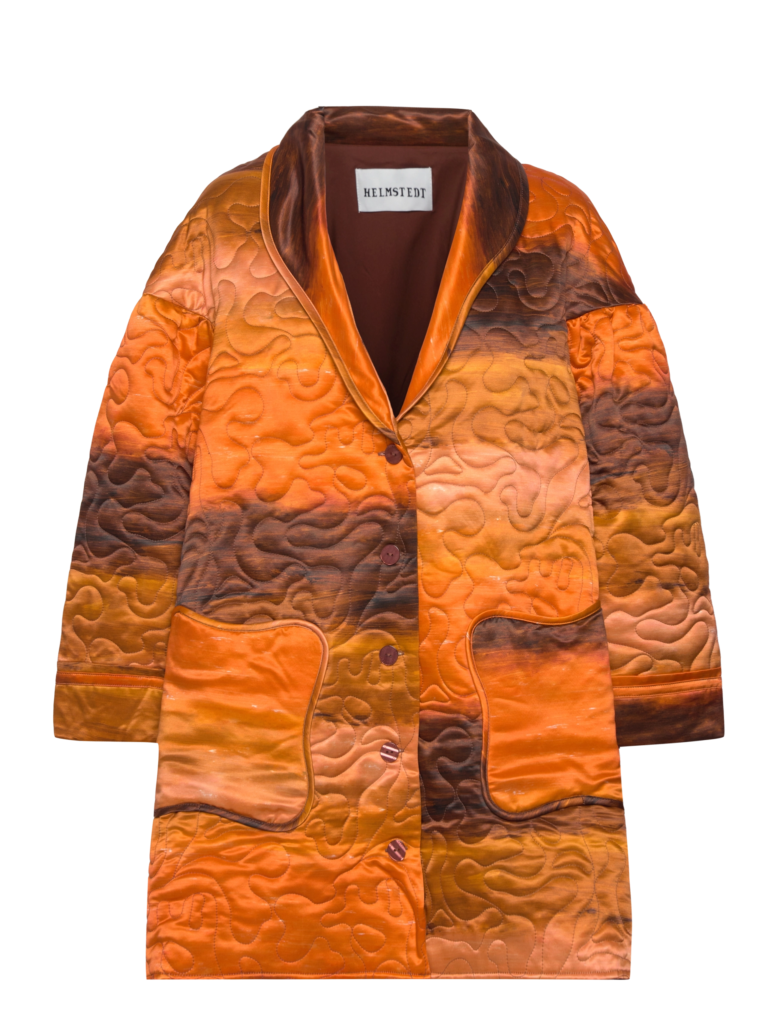 Helmstedt Emilie Jacket, M, Jackets, Orange - Quilted Frauen