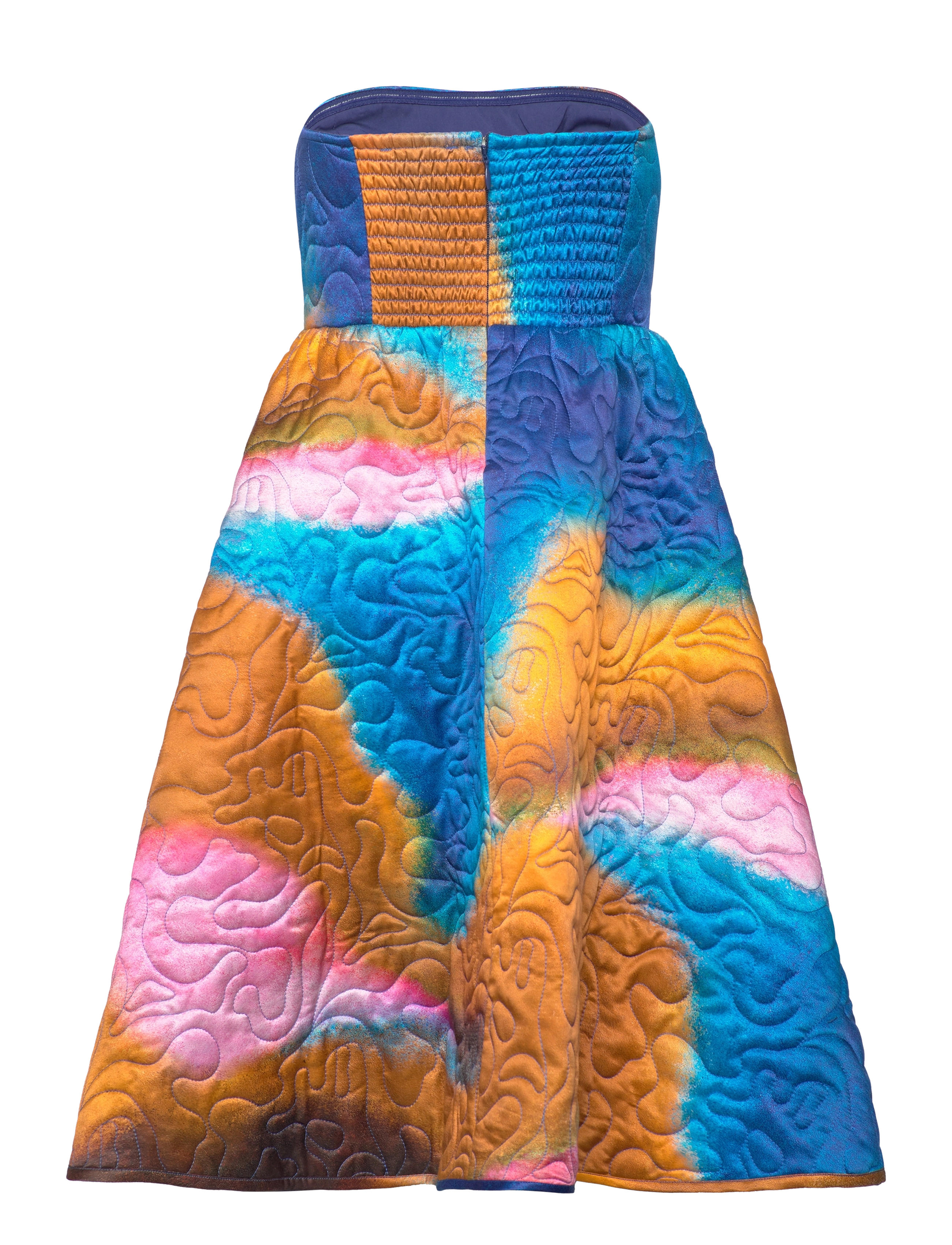 Helmstedt - ANNA DRESS - peokleidid - blue moss - 1