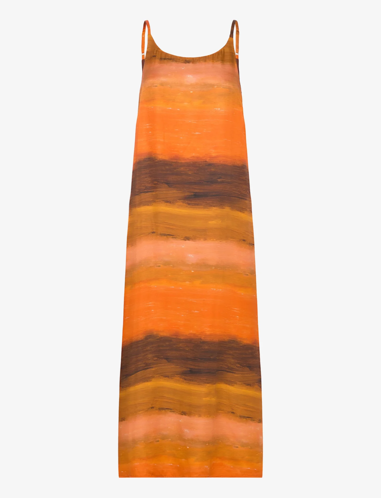 Helmstedt - LEVA LONG DRESS - schlupfkleider - orange stripes - 0
