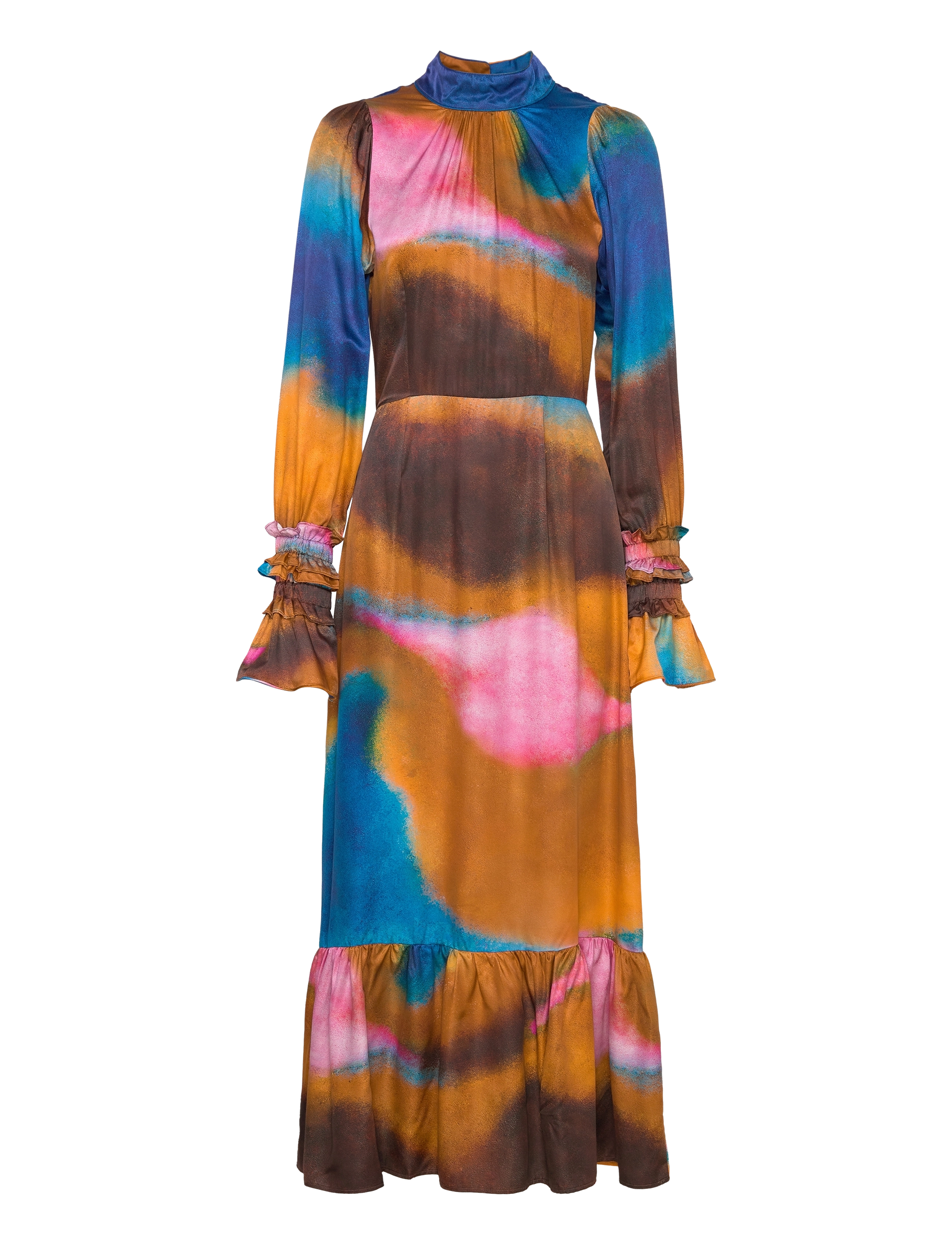 ALINA DRESS - BLUE MOSS