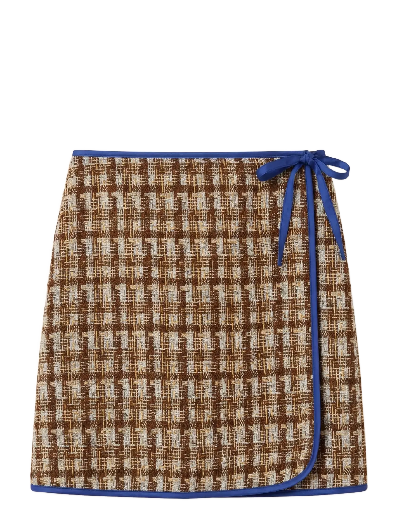Helmstedt Ella Mini Skirt - Nederdele - BROWN TWEEN / brown