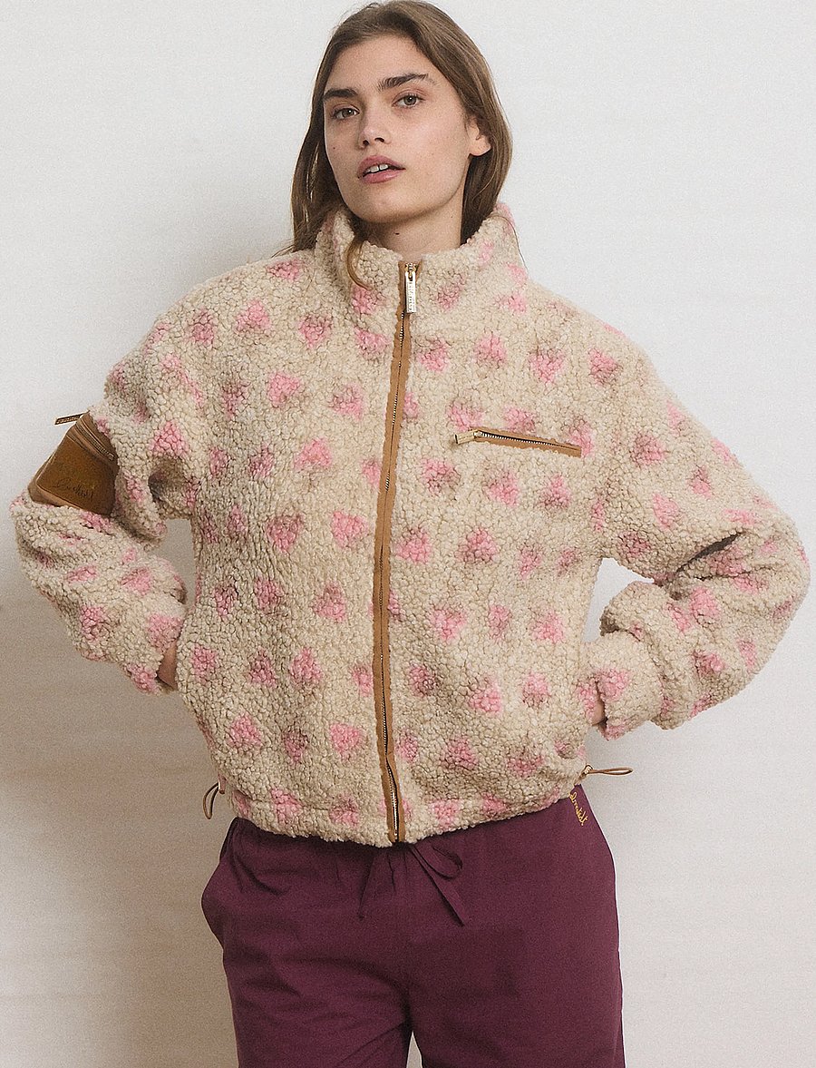 Helmstedt - Safiya Fleece Jacket - fleece og mellemlag - strawberry - 3