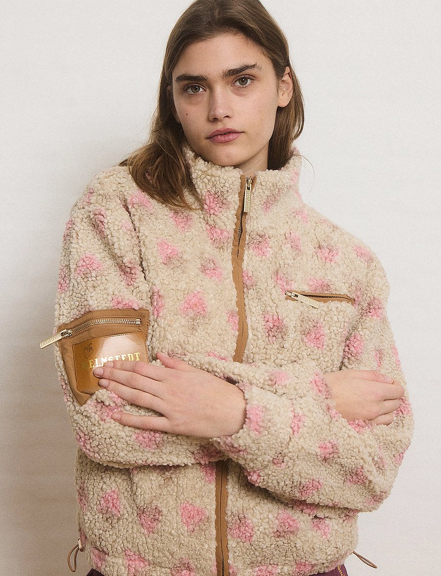 Helmstedt - Safiya Fleece Jacket - fleece og mellemlag - strawberry - 4