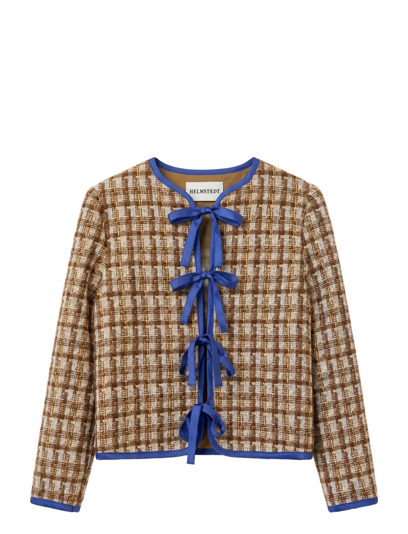 Helmstedt - Vera Cardigan - Tweed - bouclés - brown tween - 1