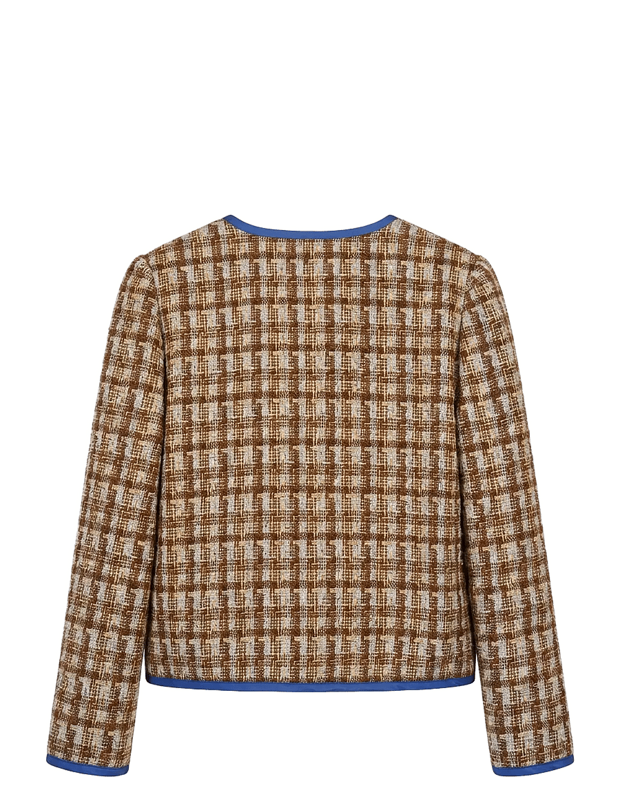 Helmstedt - Vera Cardigan - Tweed - boucles - brown tween - 2