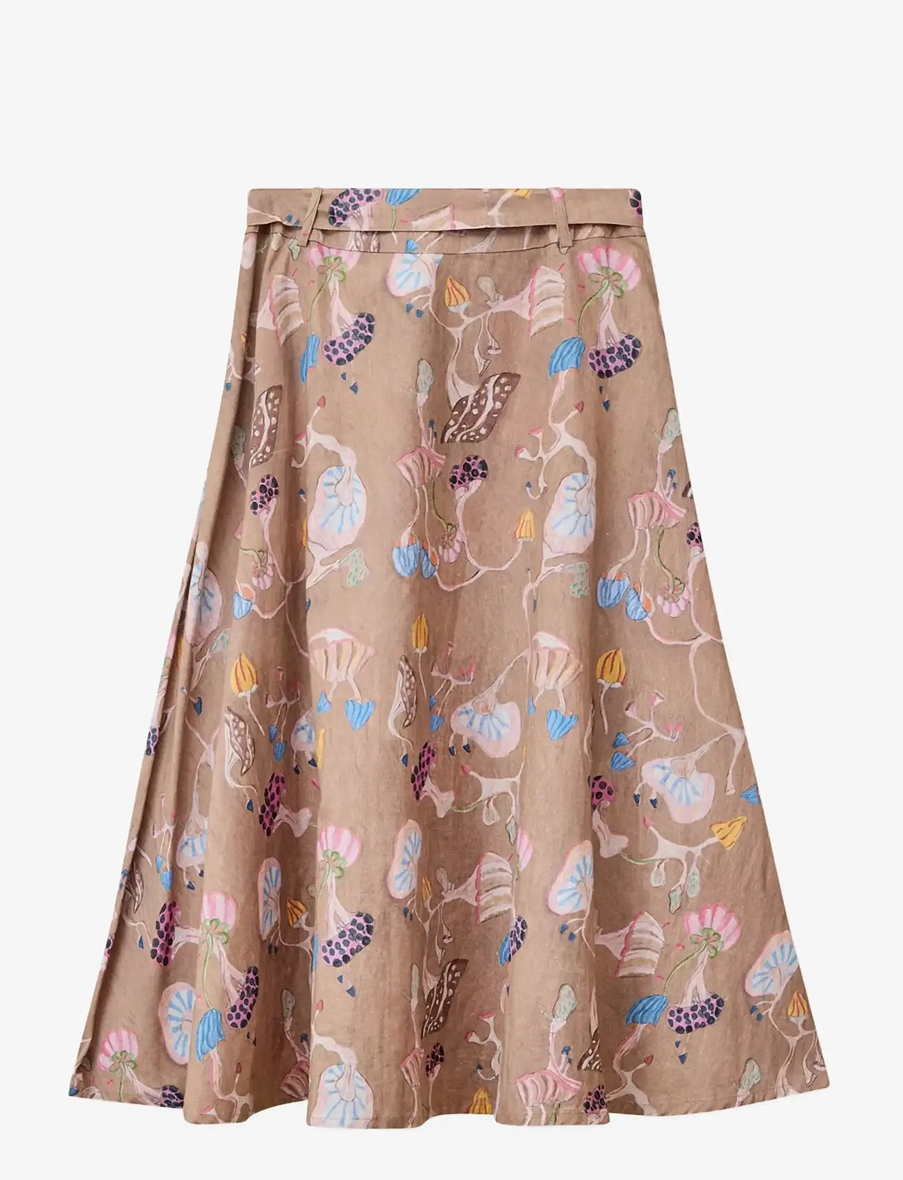 Helmstedt - Eva Skirt - midi kjolar - dancing mushroom print - 2