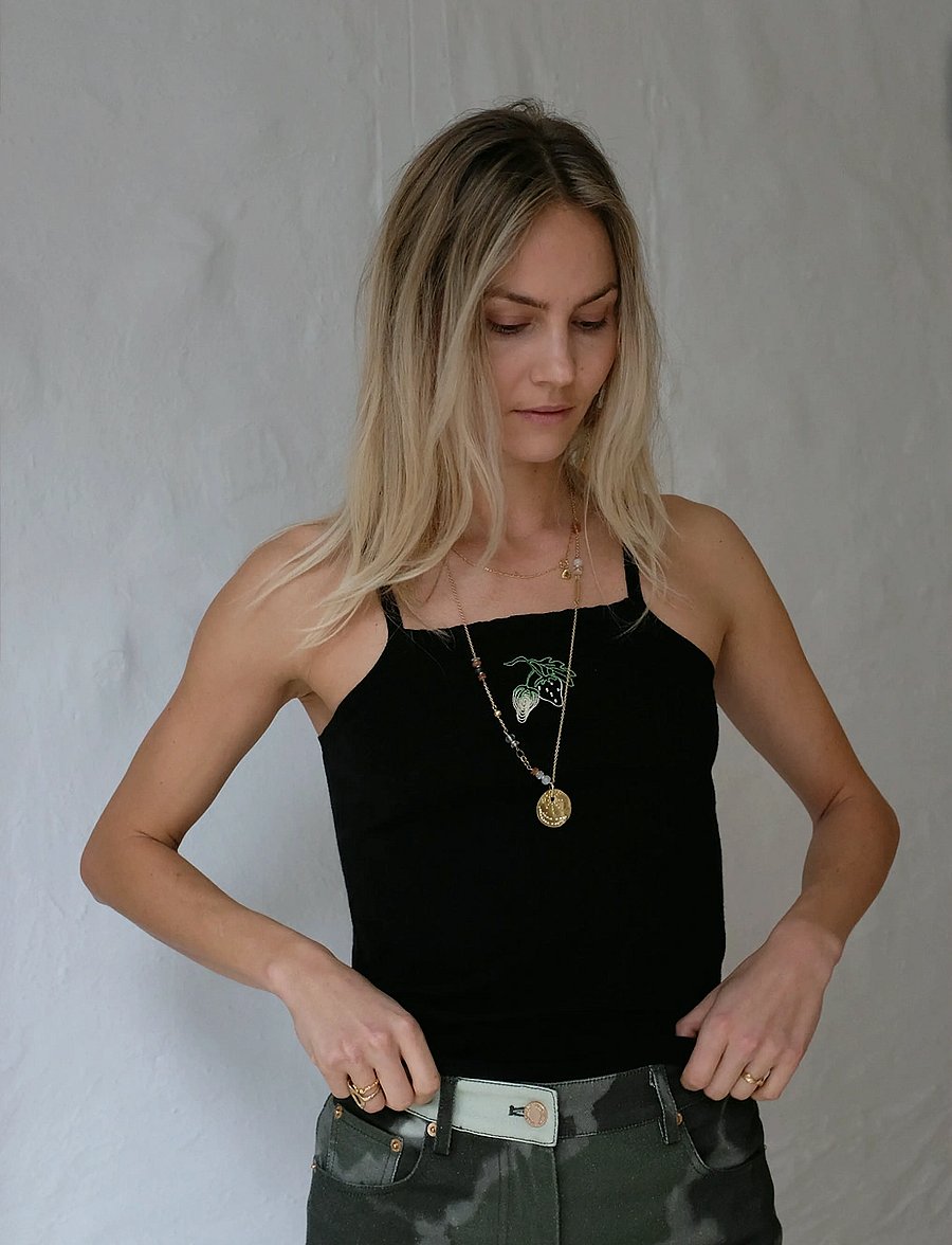Helmstedt - Andrea Strap Top - Ærmeløse toppe - black beauty - 0