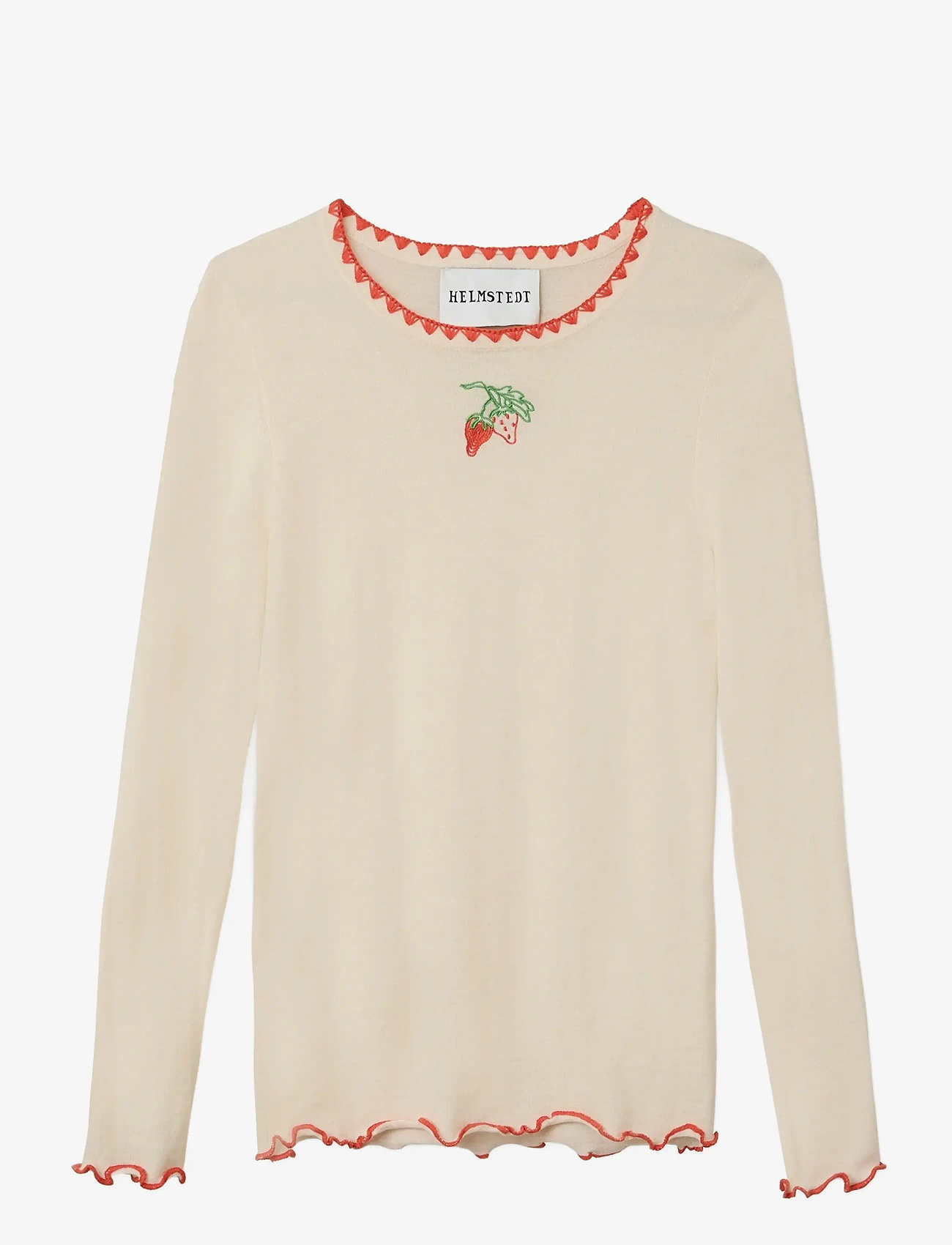 Helmstedt - Andrea Longsleeve T-shirt - pikkade varrukatega alussärgid - buttercream - 1