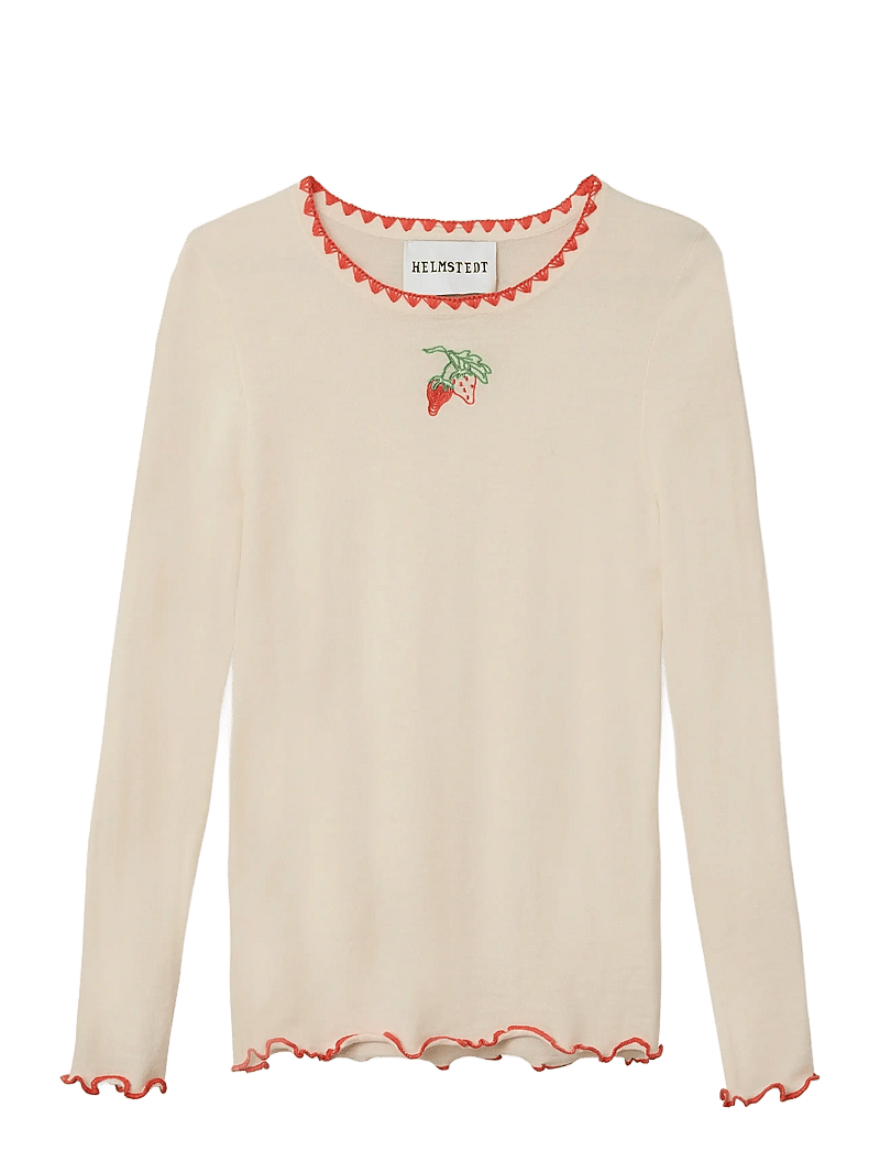 Helmstedt - Andrea Longsleeve T-shirt - pikkade varrukatega alussärgid - buttercream - 1