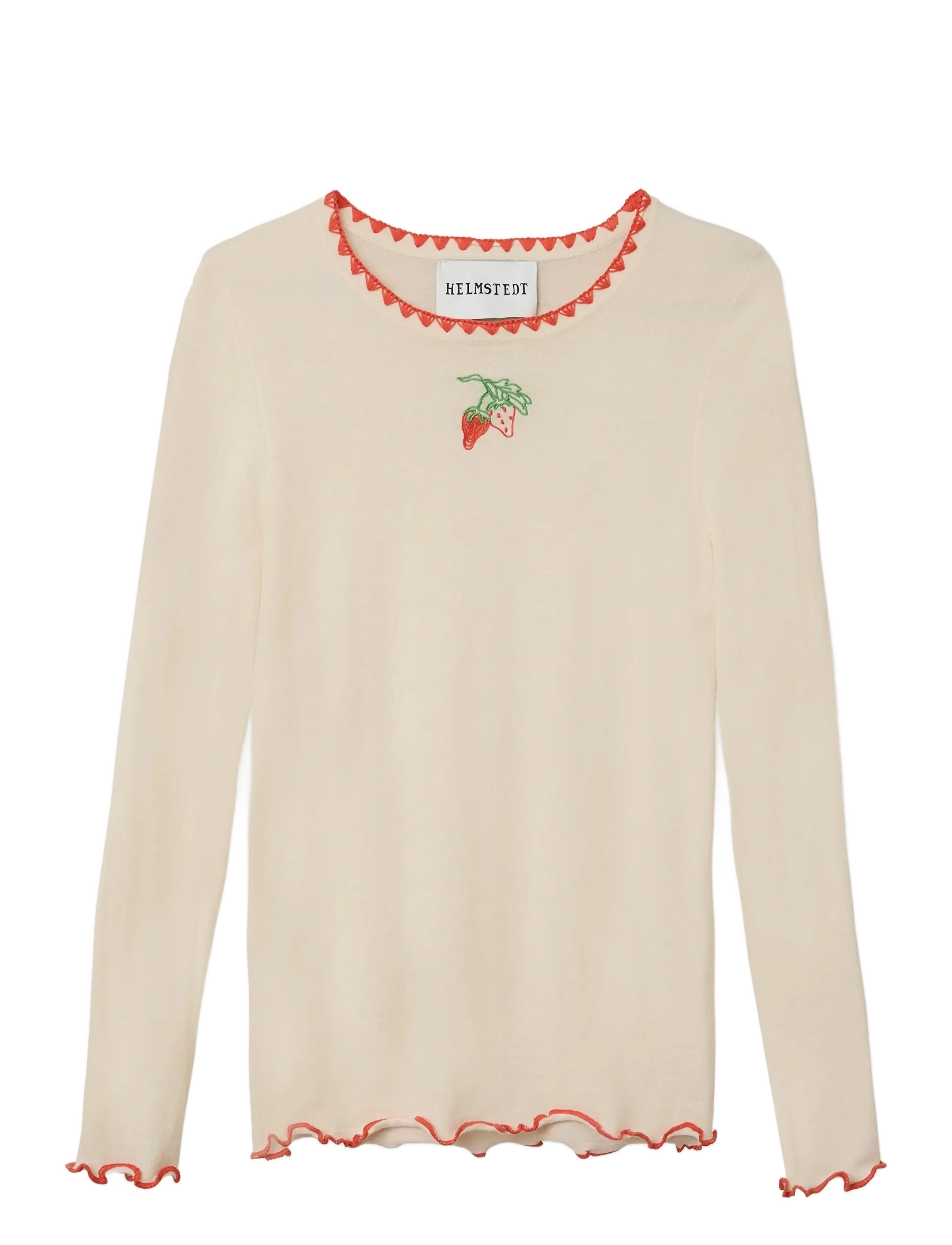 Helmstedt Andrea Longsleeve T-shirt - Transitional Layering - BUTTERCREAM / cream
