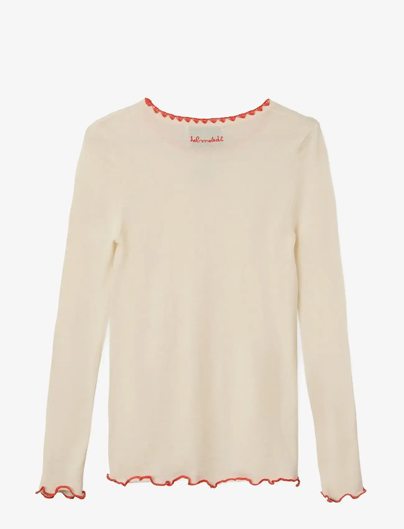 Helmstedt - Andrea Longsleeve T-shirt - pikkade varrukatega alussärgid - buttercream - 2