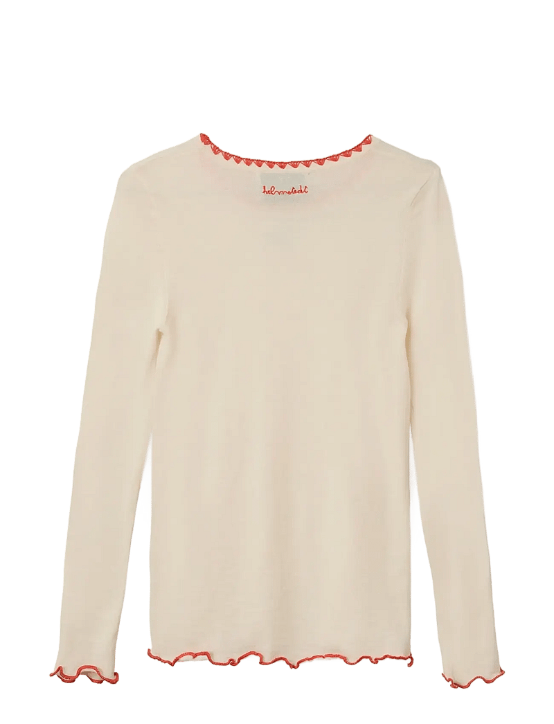 Helmstedt - Andrea Longsleeve T-shirt - pikkade varrukatega alussärgid - buttercream - 2