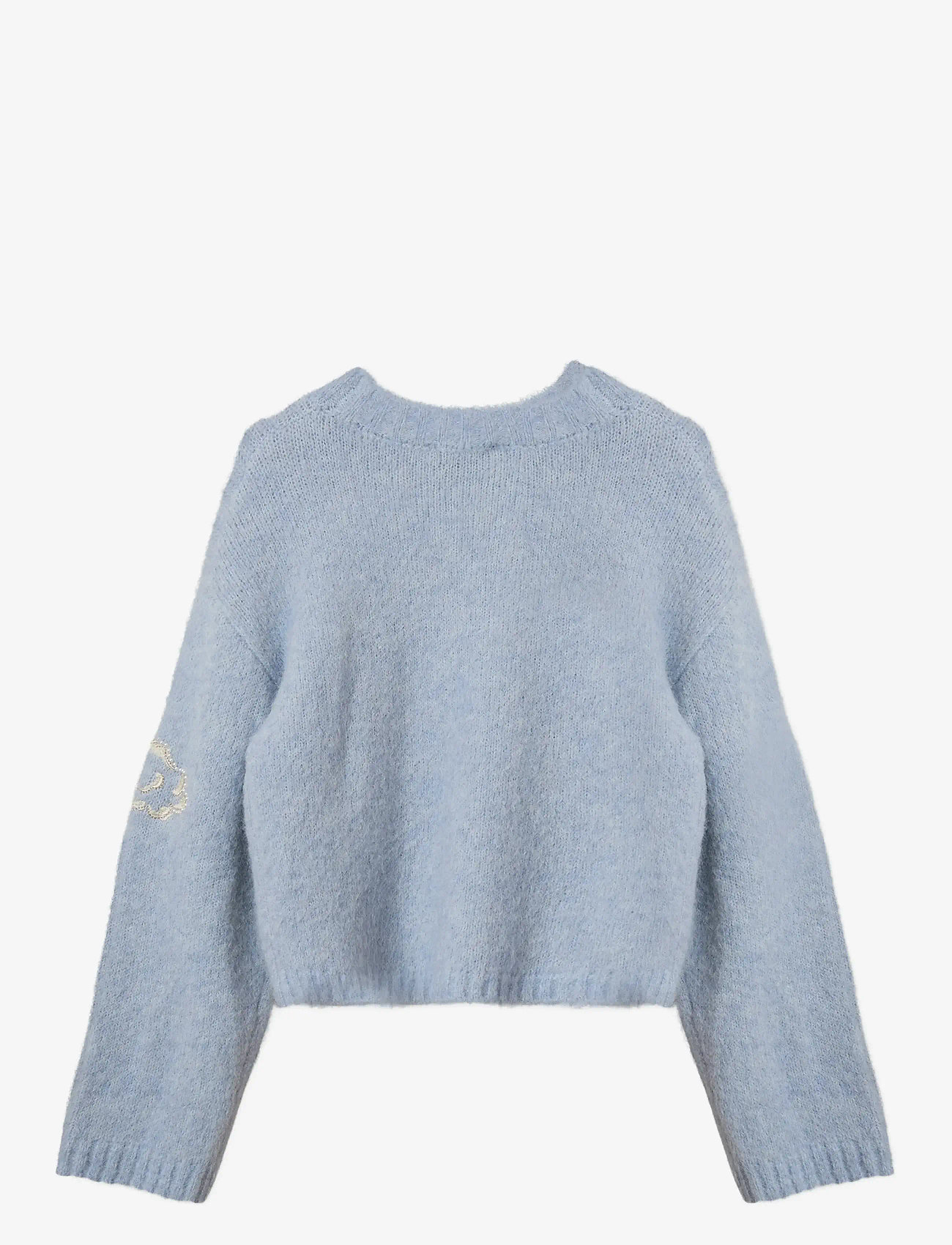 Helmstedt - Astrid Knit Sweater - jumpers - sky knit - 2