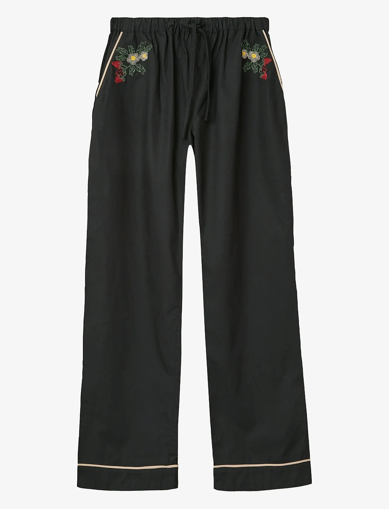 Helmstedt - Fiona Pants - bukser med brede ben - black beauty - 0