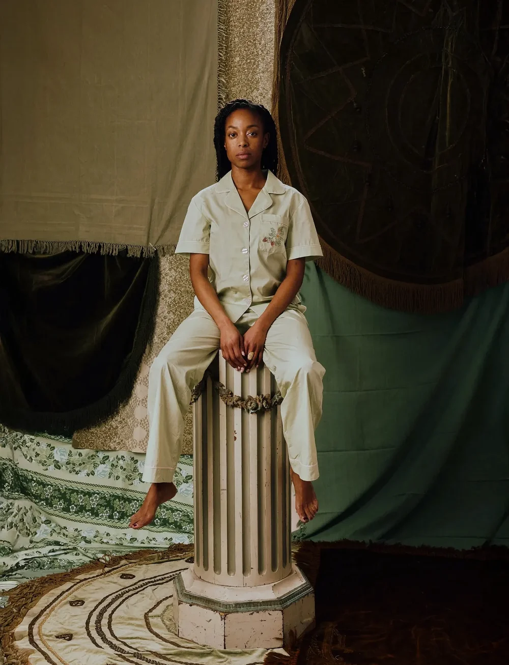 Helmstedt - Fiona Pants - vida byxor - mint green - 3