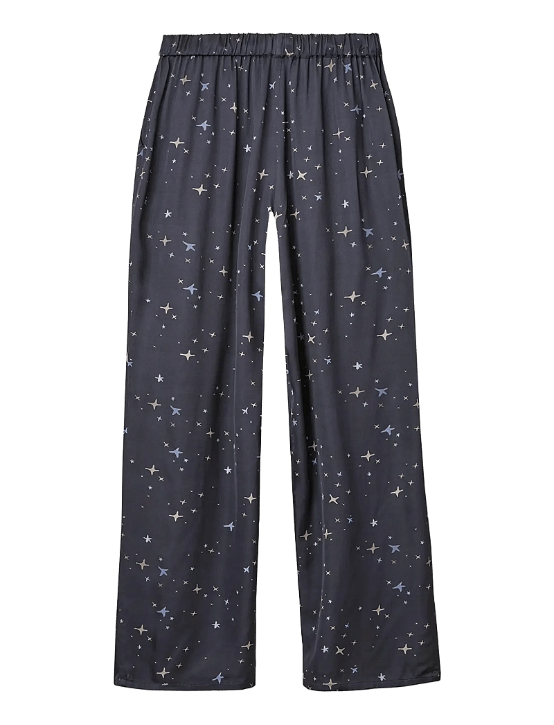 Helmstedt - Alvilda Pants - plačios kelnės - star print - 1