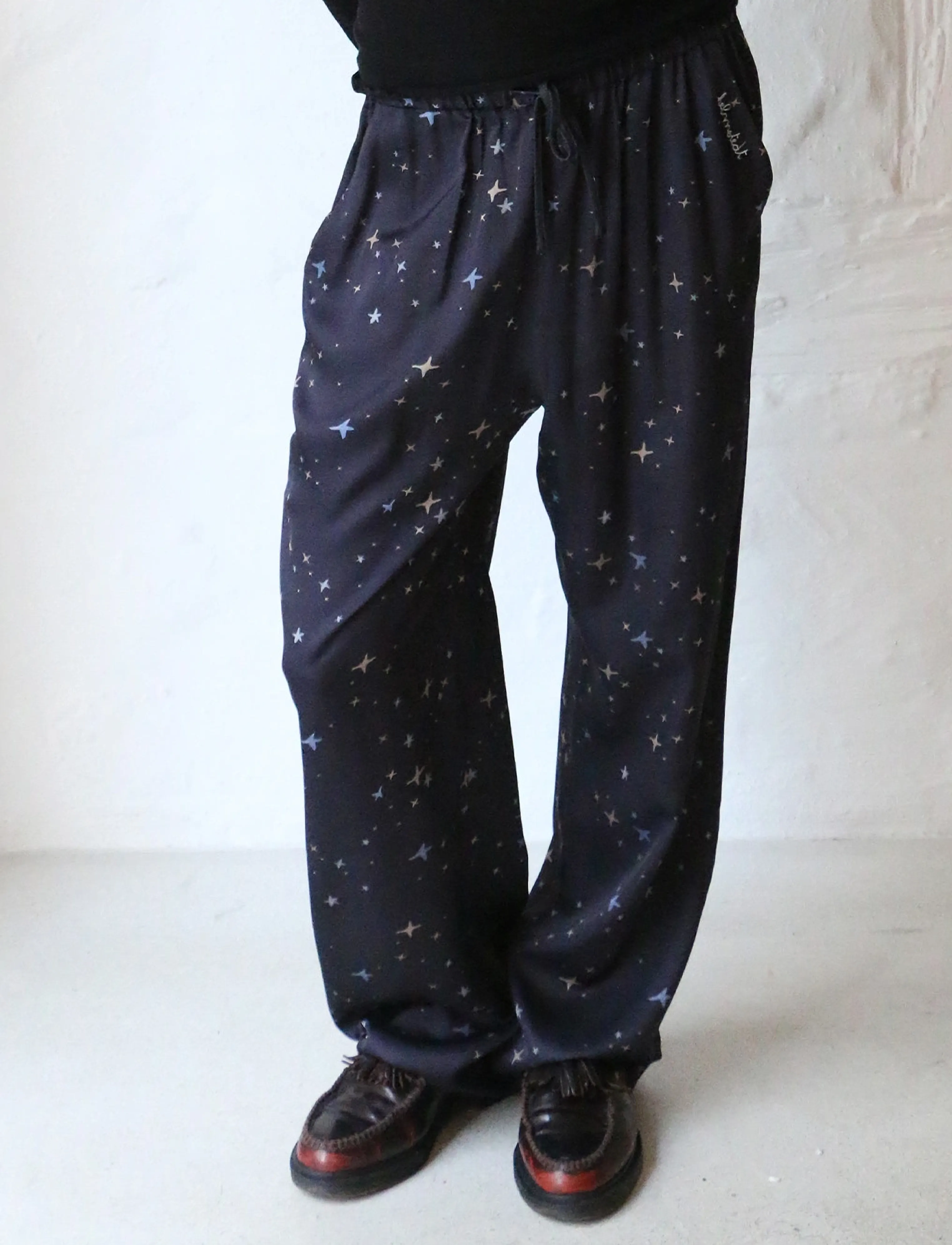 Helmstedt Alvilda Pants, Kvinder, Pyjamasbukser, Navy, Str: S