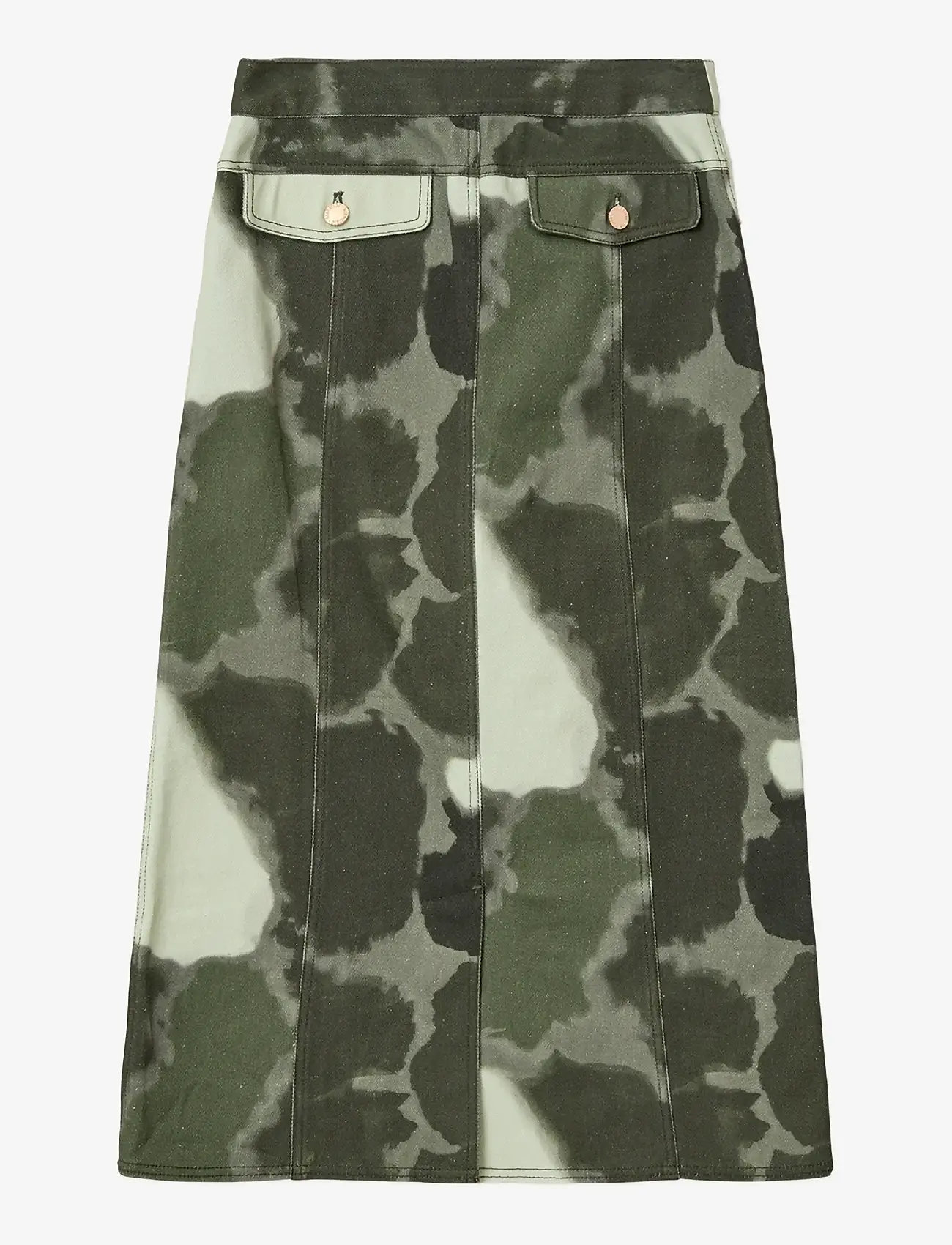 Helmstedt - Asta Denim Skirt - denim skirts - tie dye green - 2
