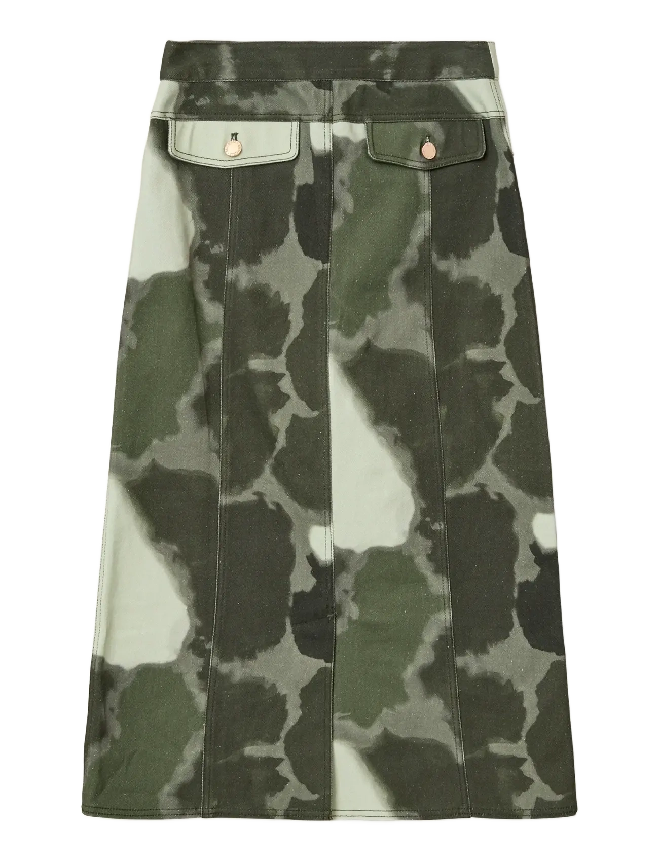 Helmstedt - Asta Denim Skirt - gallapils - tie dye green - 2